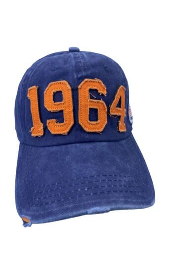 Shopiolog Унісекс, вицвілий синій бейсбольний капелюх 1964 року