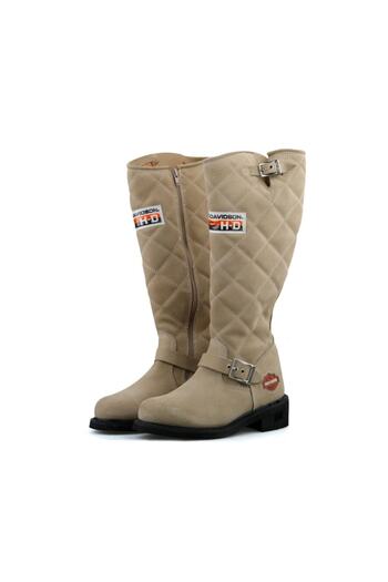 Harley Davidson Unisex Crosta Cream Daily Boots - 025g0074-hı