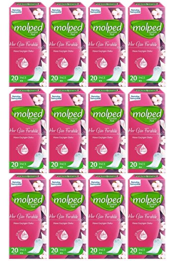 Molped Freshness Daily Pad Every Day - 20X12 Pieces