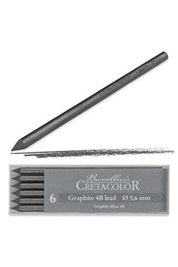 CretaColor Graphite 4b Portmin End 5.6mm 6-pack 26184