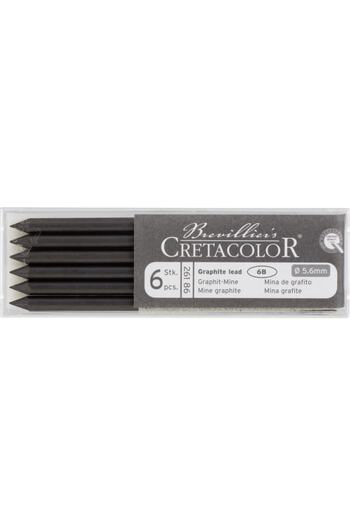 CretaColor Graphite 6b Portmin End 5.6mm 6-pack 26186