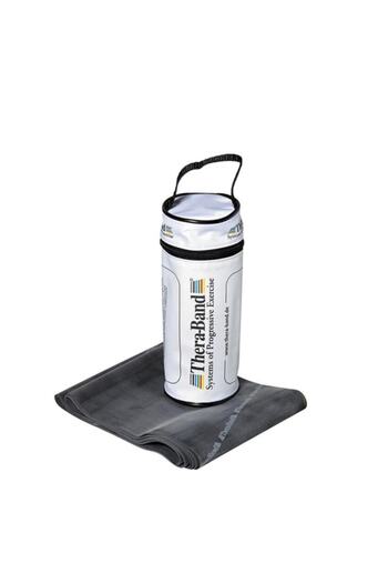 THERABAND BLK 2.5M IN ZIPPER BAG/CARTON