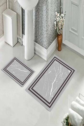 on the clouds Bathroom Rug Double Toilet Set with Non-Slip Base