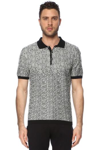 Network Men's Jacquard Black Sweater1066046