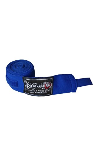 Dragondo Bandaj pentru box și kick-box 3,5 metri Bandaj înveliș albastru
