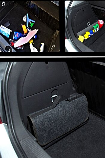 AutoFresh Alfa Romeo 147 Compatible Luggage Supplies Material Tool Bag Anti-Slip Velcro - Carpet Large Size Luxury