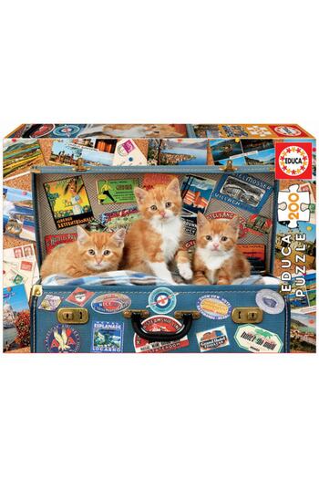EDUCA 200 Piece Travelling Kittens Puzzle 18065