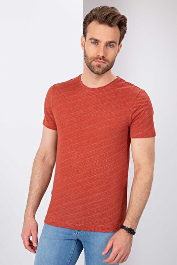 Pierre Cardin Tile Slim Fit Crew Neck T-Shirt