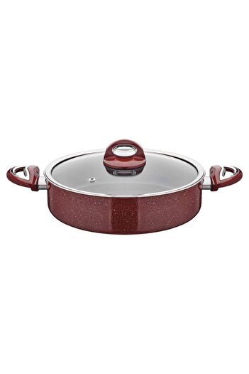Taç Granit 1119 32 Cm Kısa Karnıyarık Tencere-teflon