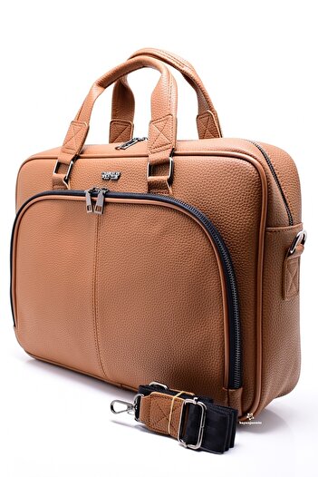 LOS ANGELES POLO CLUB Tan Laptop & Χαρτοφύλακας