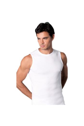 Anıt 2-Piece Men's White Zero Sleeve Zero Collar Athlete1108