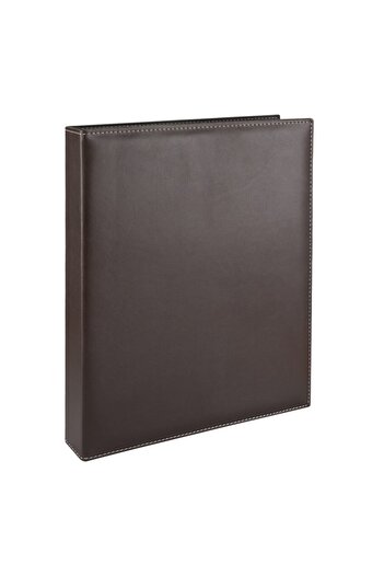 2K Faux Leather Mechanism, 10 Compartments, 500 Card Capacity, Indexed Business Card Holder 26x32 Cm