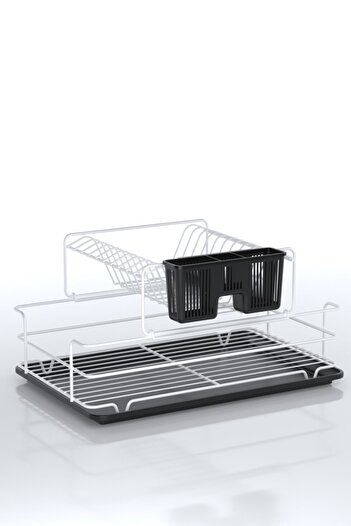 Teknotel Iki Katlı Bulaşıklık Tabaklık Beyaz Kb015