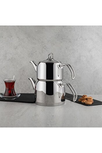 Nehir Modern Mini Çelik Çaydanlık