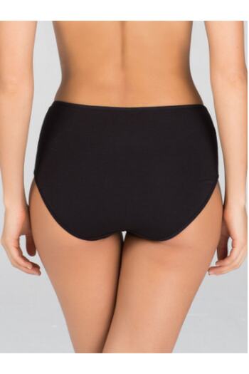 Kom Women's Cotton High Waist Panties White Maxi 2 Pack