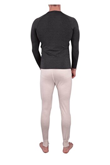 Hasyün Men's Cream Wool Underwear Bottom