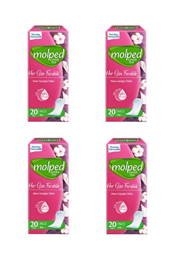 Molped Daily Pad Thin 20 Pieces 4 Pieces
