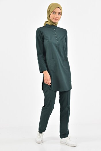 Owlet Medikal Emerald Green Surgical Hijab Suit