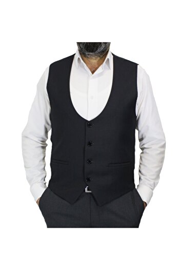 MENTOR REGALO Men's Smoked Plus Size Vest 50257