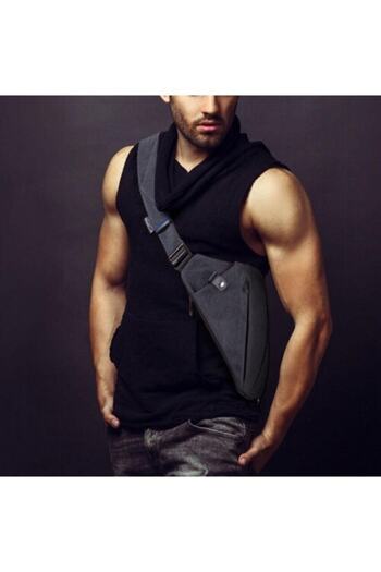 Newish Polo Saddlebag Unisex Black Messenger Bag