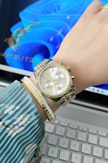 Tulpar Couple Wristwatch Metal Cord Analog Dear Watches in Special Box