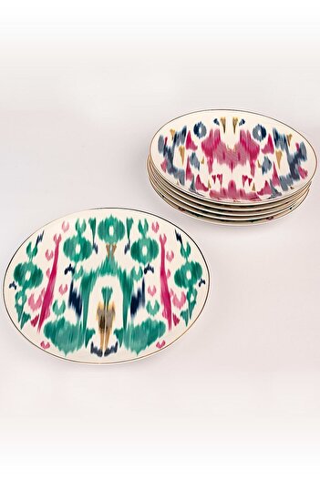 Mikasa Moor Porcelain 6-Piece Serving Plate 27cm
