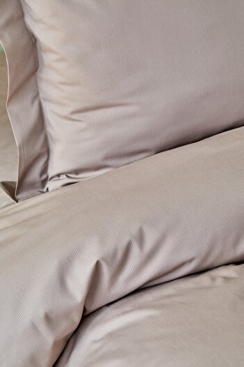 Karaca Home Back To Basic Mink 100% βαμβακερό μονό σετ κρεβατιού