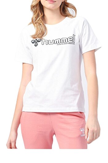 hummel Γυναικείο λευκό μπλουζάκι
