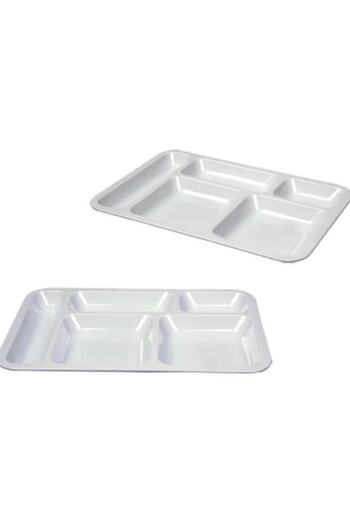 İstoç Türk 2 Pieces 5 Compartment Unbreakable Table Dish Dinner Plate