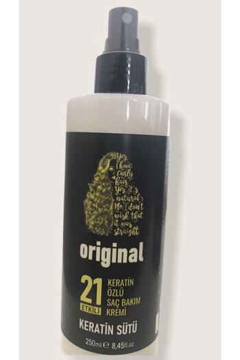 Orjinal Γάλα περιποίησης μαλλιών. Βούρτσα με κουμπιά.