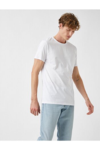 Koton Packung mit 2 Slim-Fit-Basic-T-Shirts