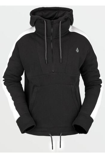 Volcom Анорак з капюшоном, чорний, жіночий сноуборд-светр