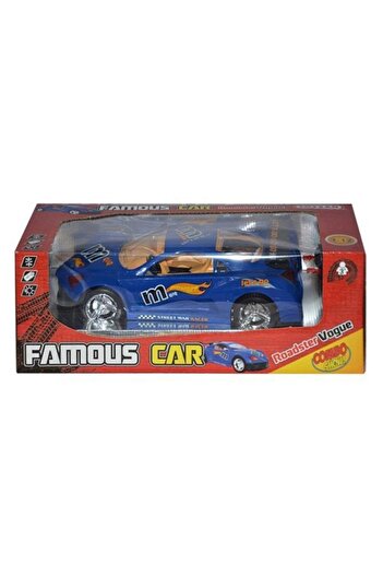 Genel Markalar Oyuncak Famous Car Uzaktan Kumandalı Şarjlı Araba Full Fonksiyon Mavi-kırmızı-sarı