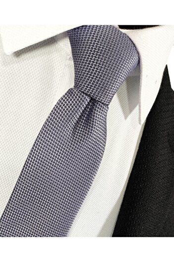 BLC Basic Line Co. Lavender Purple Color Dobby Tie Handkerchief Set