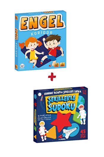 Tes Yayıncılık Barrier Corridor / Sudoku with Shapes Set of 2