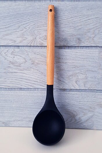 krommet Silicone Scoop with Bamboo Handle