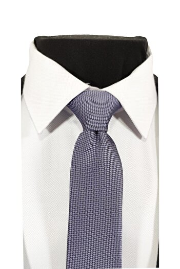 BLC Basic Line Co. Lavender Purple Color Dobby Tie Handkerchief Set
