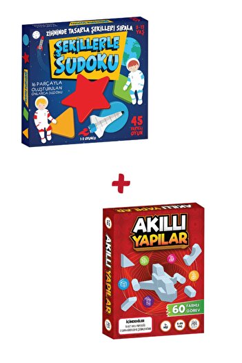 Tes Yayıncılık Smart Structures / Sudoku Set of 2 with Shapes