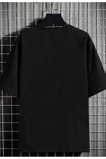 DEEPSENCE Unisex Oversize T-shirt Colorful Panda Front Print