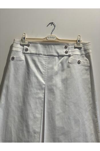 Kayra Women's Button Detailed Skirt