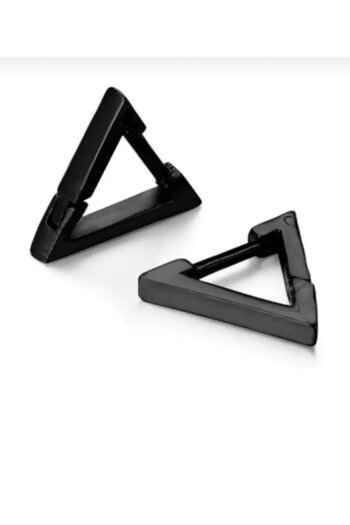 Köstebek Stainless Steel Triangle Earring
