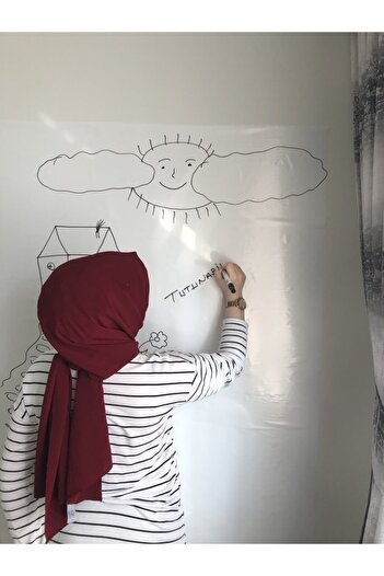 Tutunabilir Kağıt 2 Tane 60x100 Beyaz Statik Akıllı Kağıt Yazı Tahtası Duvar,cama, Tahtaya Uygulanır Yapışkansız