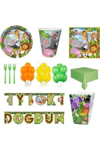 Happyland Safari Birthday Set for 8 People