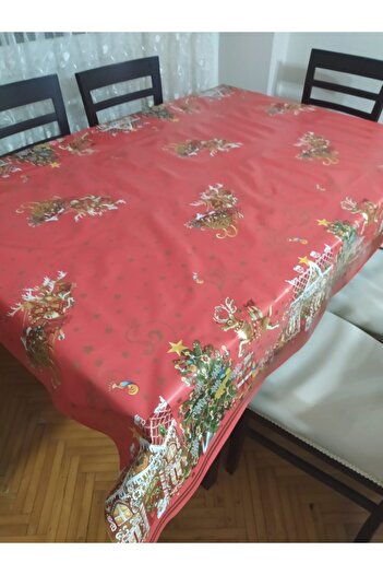 CEYDA Tablecloth PVC Erasable Christmas Model 140x180cm