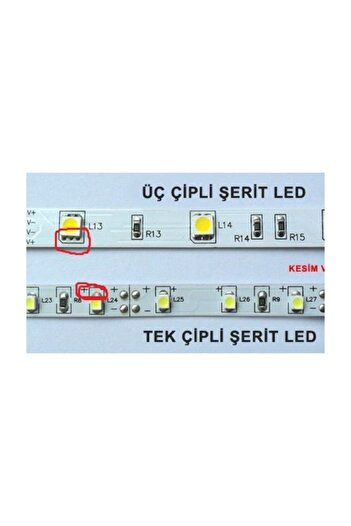 Noas Led Noas Şerit Led Üç Çipli Double Pcb Iç Mekan Mavi 5mt
