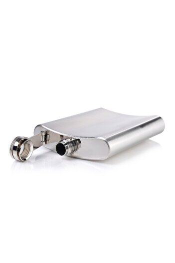 Gezginimport Stainless Steel Flask 9 oz (266) Drink Whiskey Cognac Alcohol Bottle