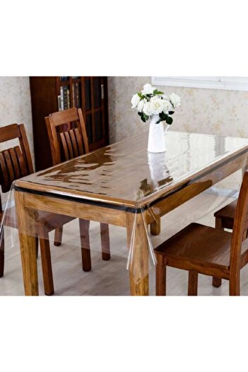 polset Transparent Thin Table Oilcloth Cover 0.20 mm