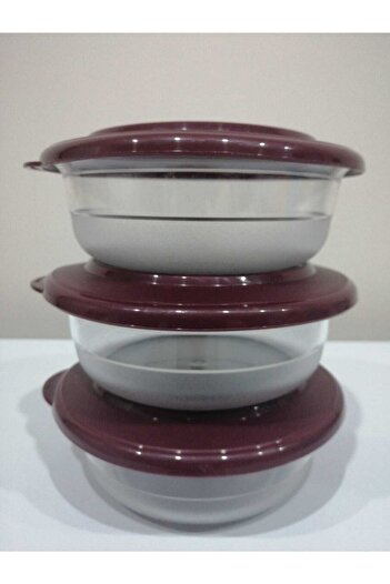 Tupperware Kristalin 3 Lü Set Yeni Renk