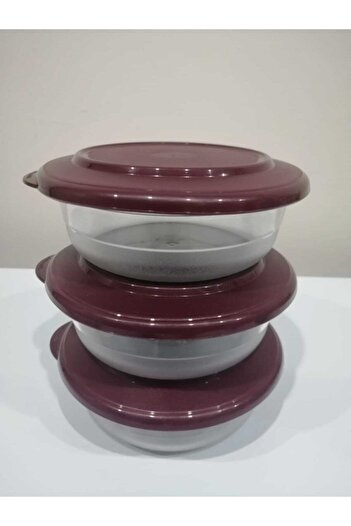 Tupperware Kristalin 3 Lü Set Yeni Renk