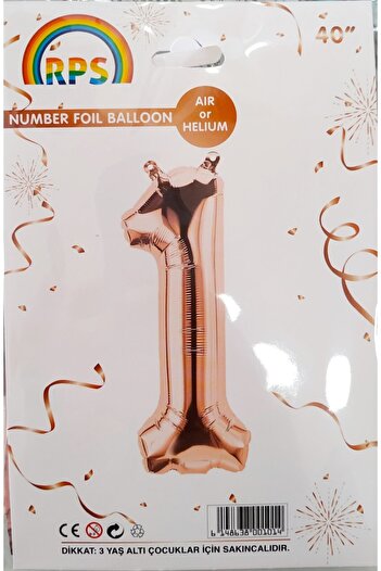 Ekin Süs 19 Year Old Rosegold Balloon Set